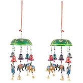 Ghanti Hathi Door Hanging Handcrafted Elephant Bell Decor MOQ -12 pcs